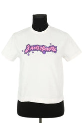 T-shirt Jacquemus Blanc en Coton, taille XS - Seconde Main