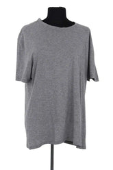 T-shirt James Perse Gris en Coton, taille M - Seconde Main