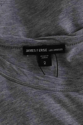 T-shirt James Perse Gris en Coton