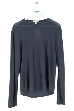 T-shirt James Perse Marine en Coton, taille XS - Seconde Main