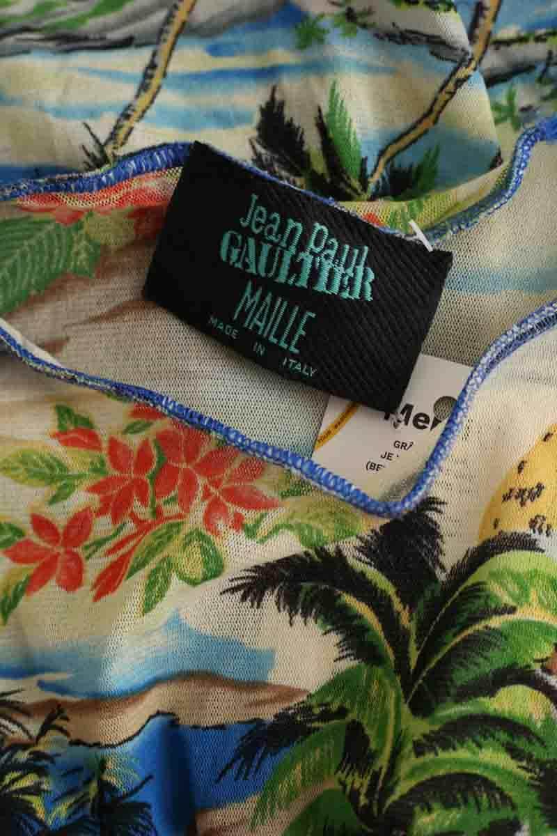 T-shirt Jean Paul Gaultier Bleu en Synthétique