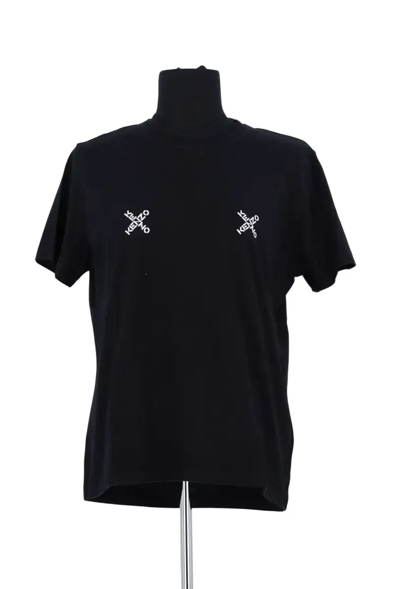T-shirt Kenzo Noir en Coton, taille M - Seconde Main