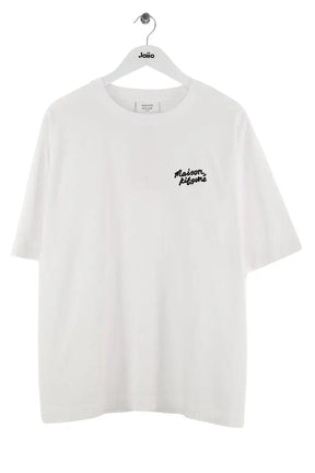 T-shirt Kitsuné Blanc en Coton, taille M - Seconde Main