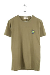 T-shirt Kitsuné Kaki en Coton, taille S - Seconde Main