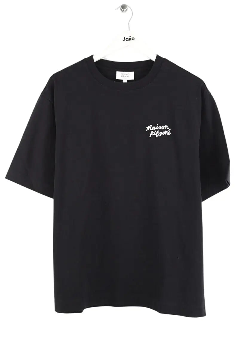 T-shirt Kitsuné Noir en Coton, taille S - Seconde Main