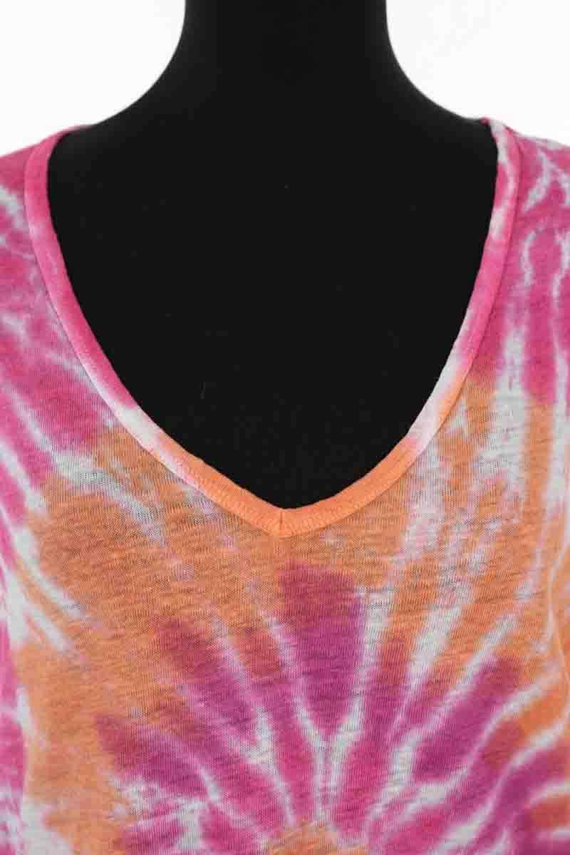 T-shirt Kujten Multicolore en Lin