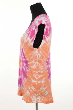 T-shirt Kujten Multicolore en Lin