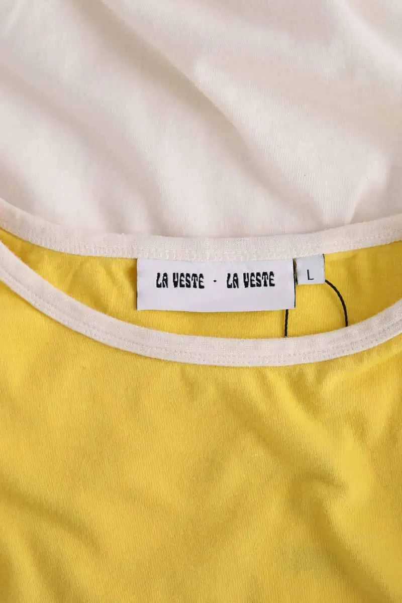 T-shirt La Veste Jaune en Coton