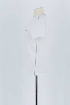 T-shirt Lacoste Blanc en Coton