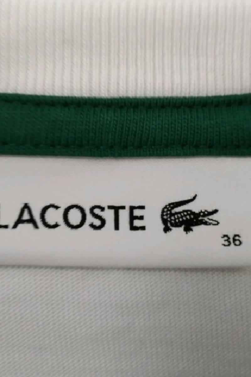 T-shirt Lacoste Blanc en Coton