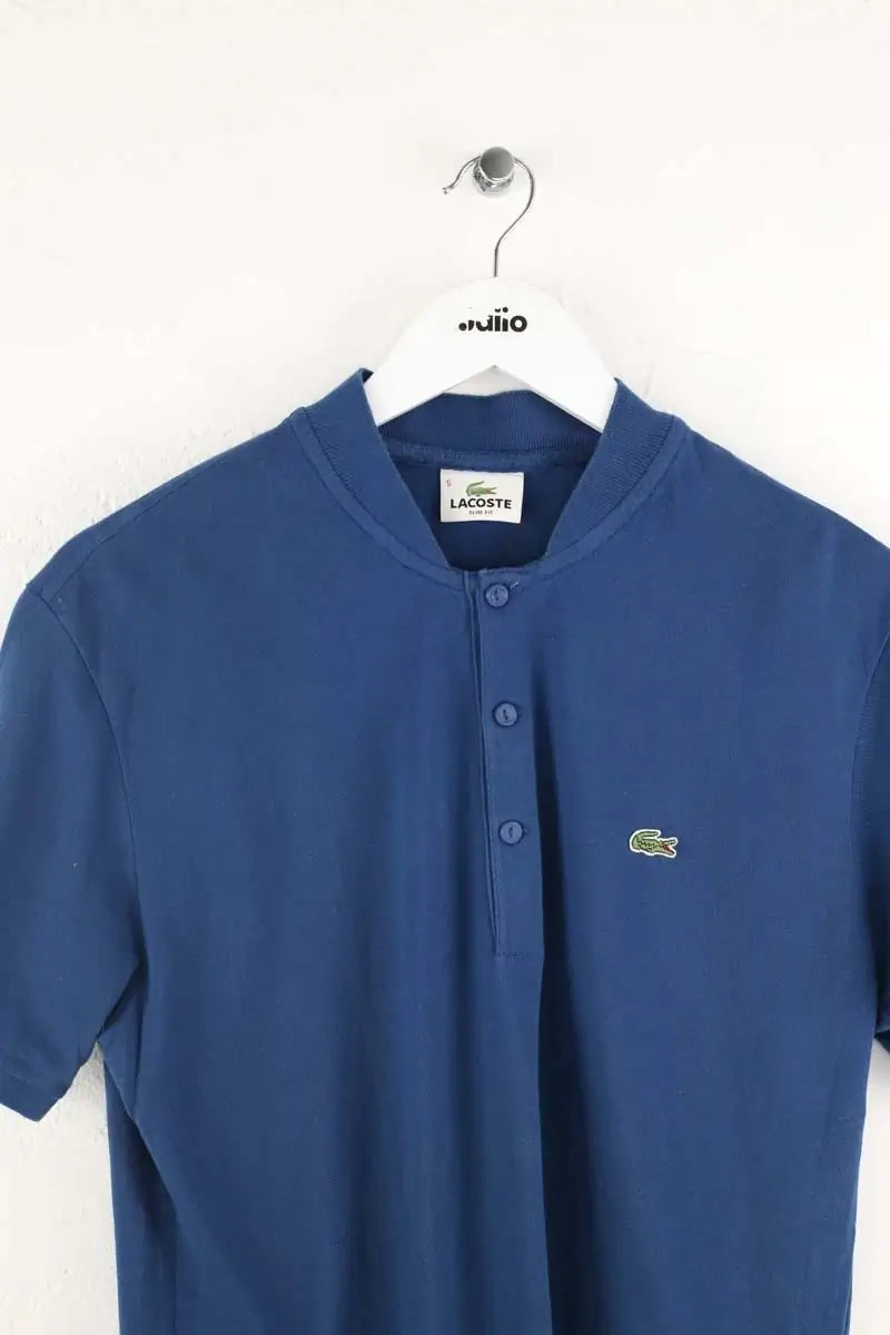 T-shirt Lacoste Bleu en Coton