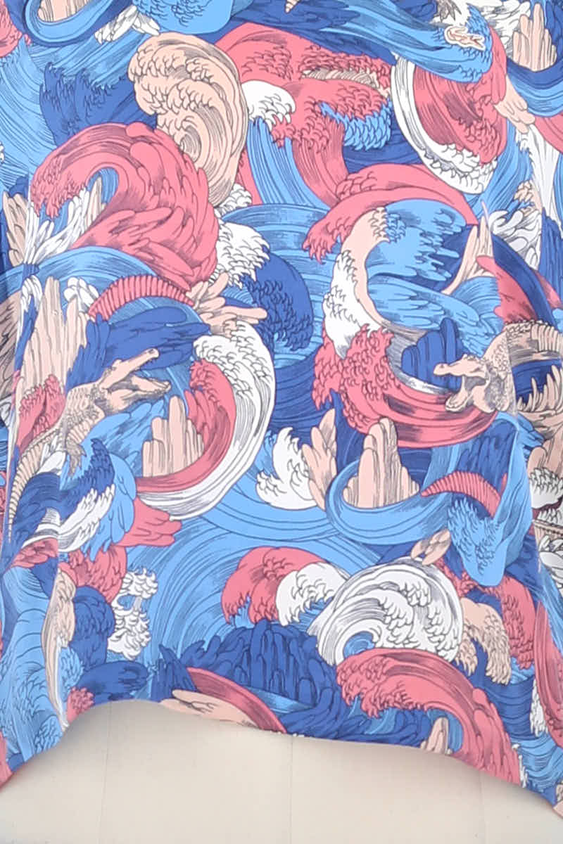 T-shirt Lacoste Bleu en Polyester