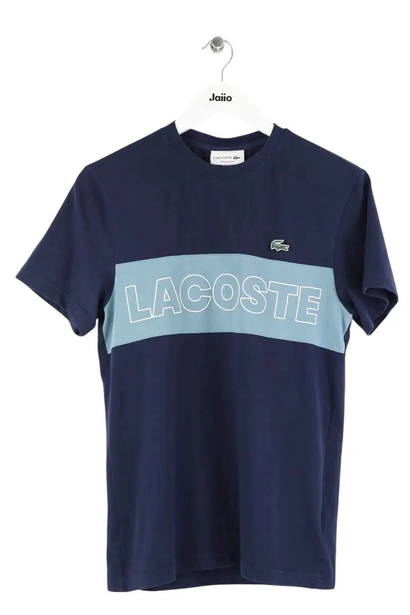 T-shirt Lacoste Marine en Coton, taille XS - Seconde Main