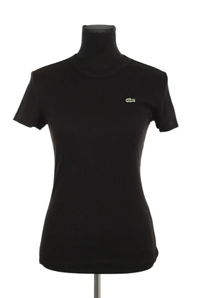 T-shirt Lacoste Noir en Coton, taille M - Seconde Main