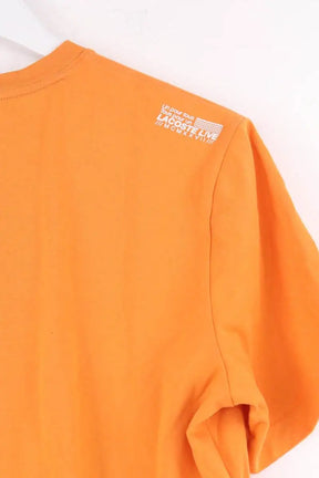 T-shirt Lacoste Orange en Coton