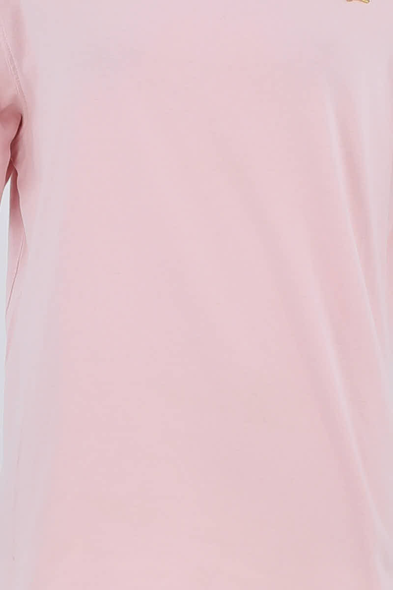 T-shirt Lacoste Rose en Coton