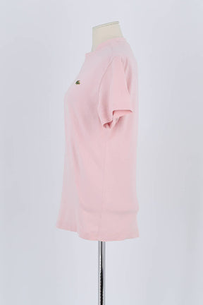 T-shirt Lacoste Rose en Coton