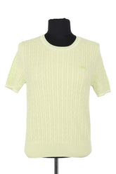 T-shirt Lacoste Vert en Coton, taille S - Seconde Main