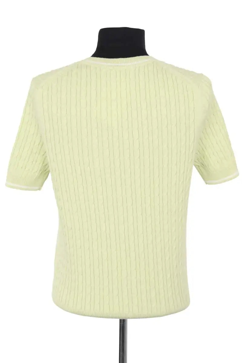 T-shirt Lacoste Vert en Coton