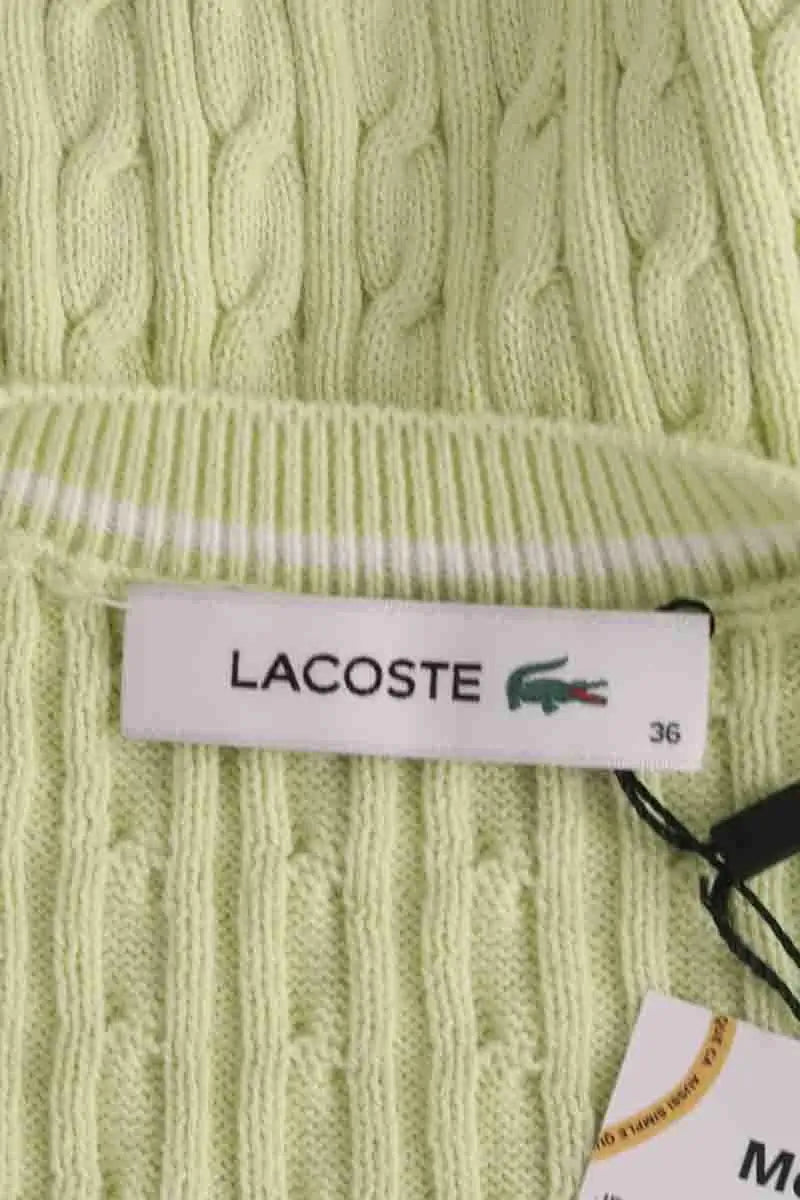 T-shirt Lacoste Vert en Coton