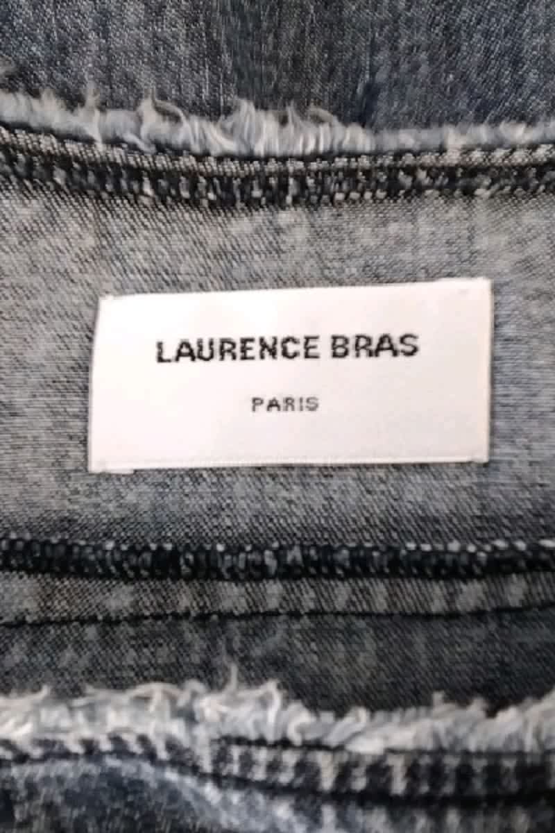 T-shirt Laurence Bras Bleu en Coton
