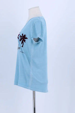 T-shirt Leon & Harper Bleu en Coton