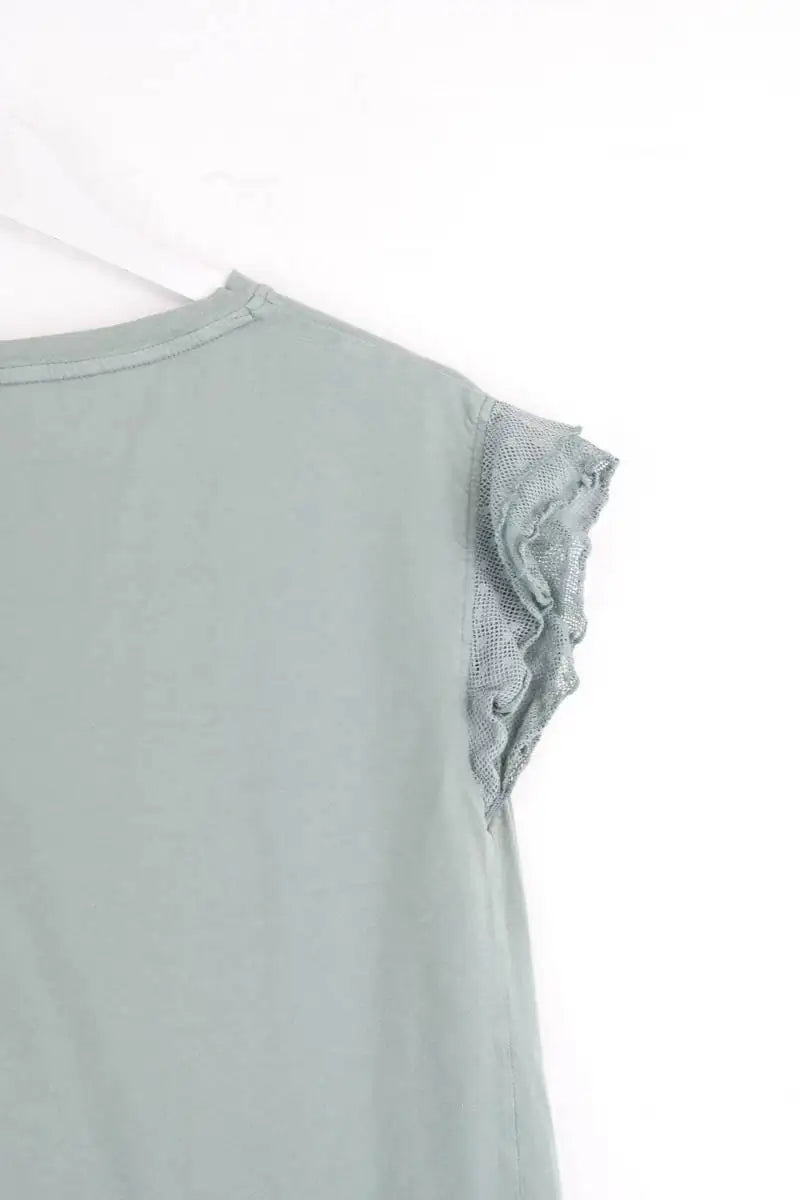 T-shirt Leon & Harper Vert en Coton