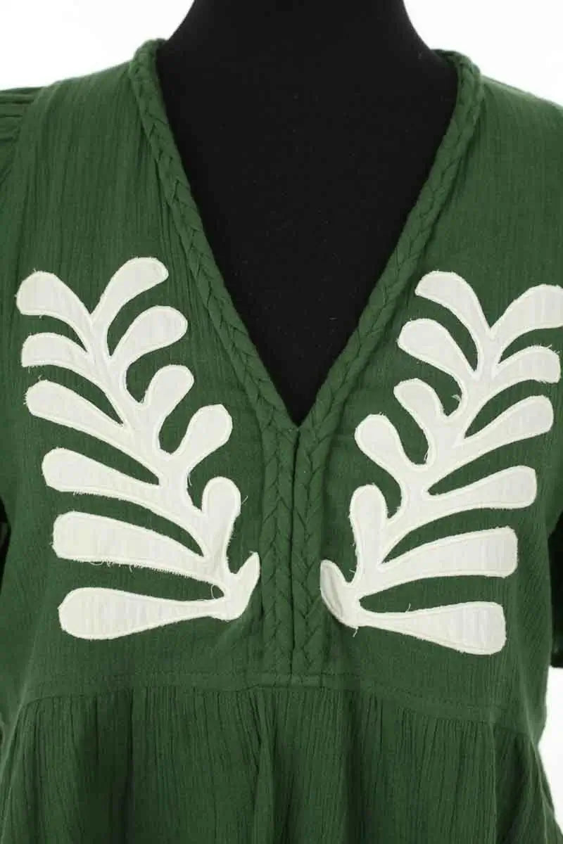 T-shirt Leon & Harper Vert en Coton