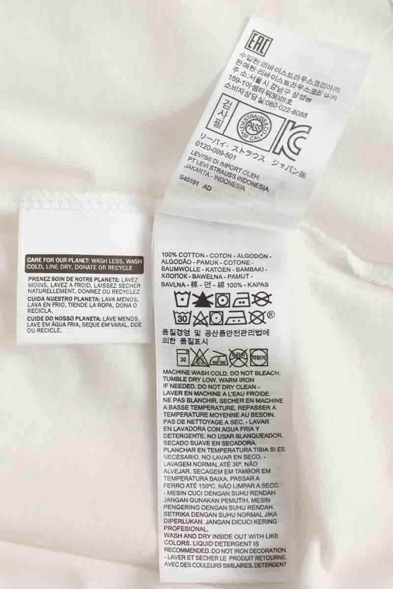 T-shirt Levi's Blanc en Coton