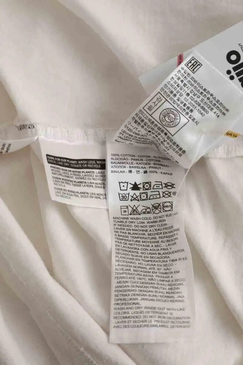 T-shirt Levi's Blanc en Coton