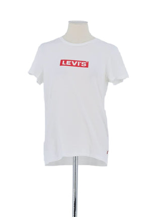 T-shirt Levi's Blanc en Coton, taille M - Seconde Main