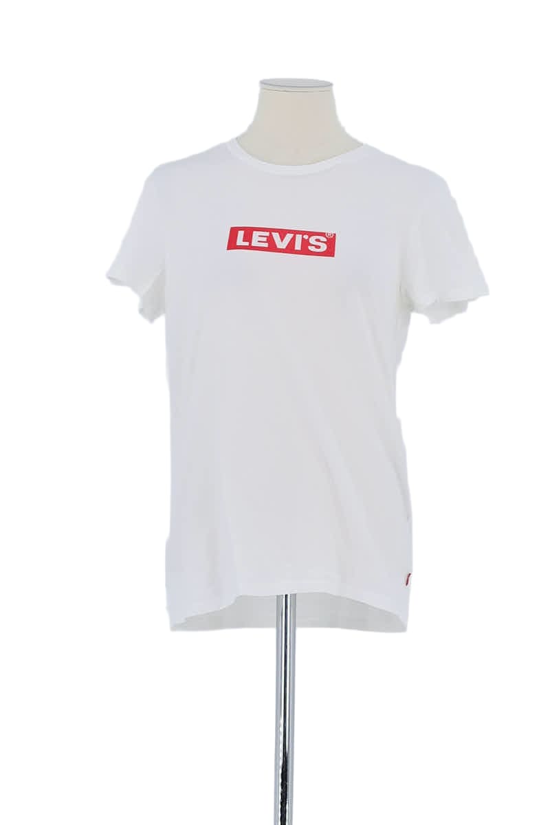 T-shirt Levi's Blanc en Coton, taille M - Seconde Main