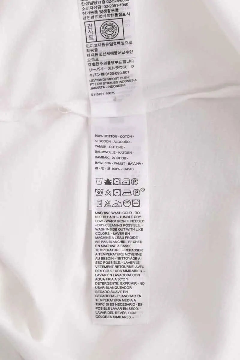 T-shirt Levi's Blanc en Coton