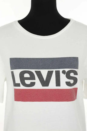 T-shirt Levi's Blanc en Coton