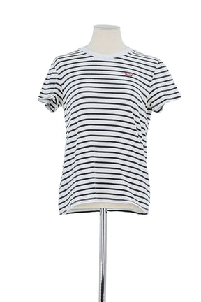 T-shirt Levi's Blanc en Coton, taille S - Seconde Main