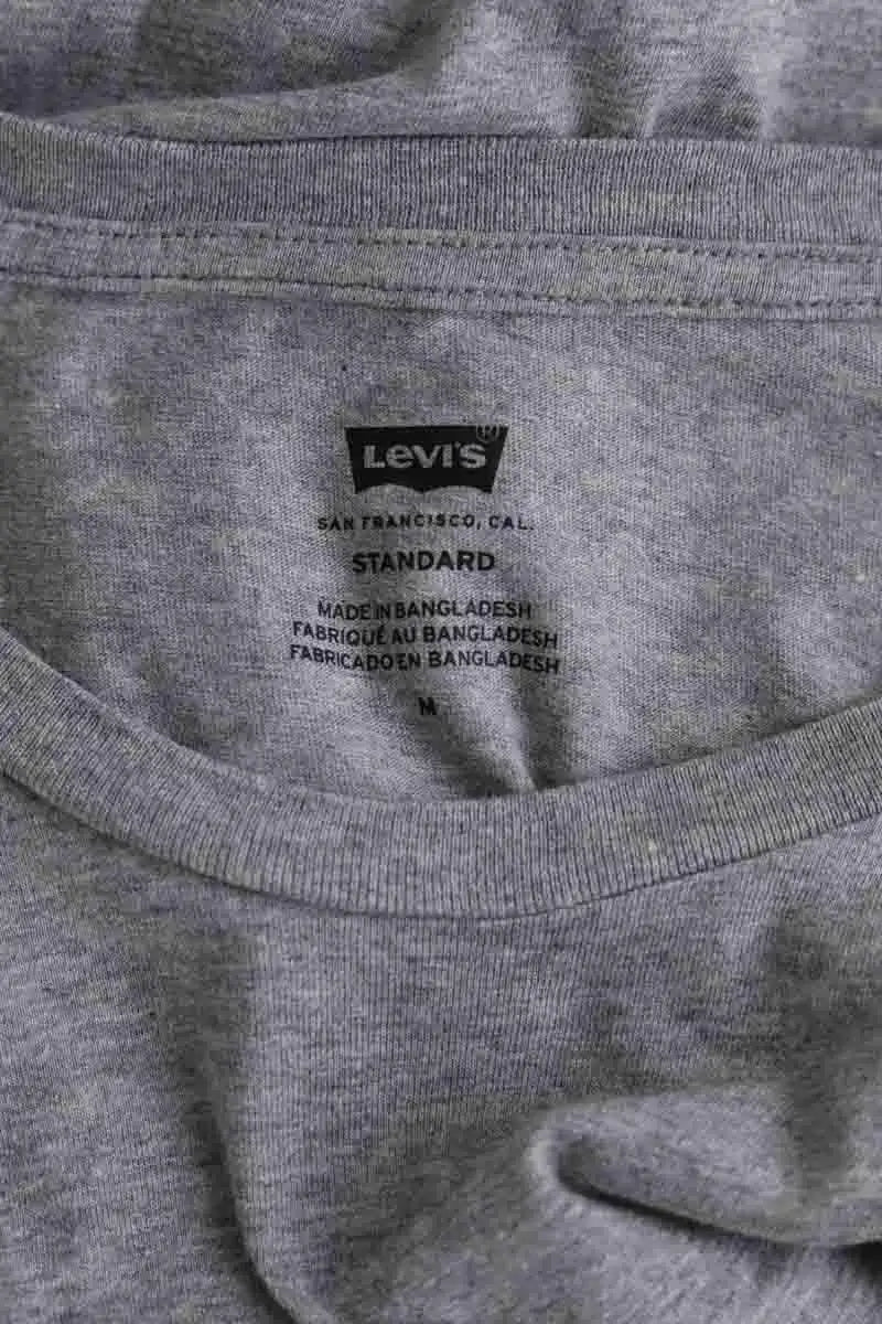 T-shirt Levi's Gris en Coton