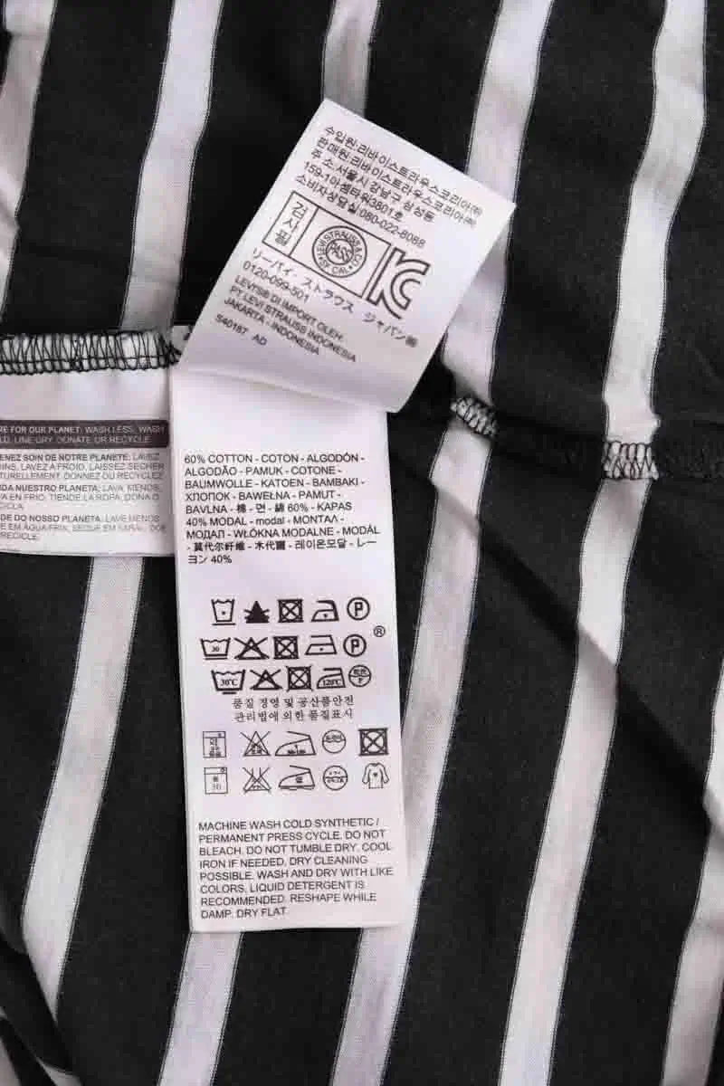 T-shirt Levi's Noir en Coton