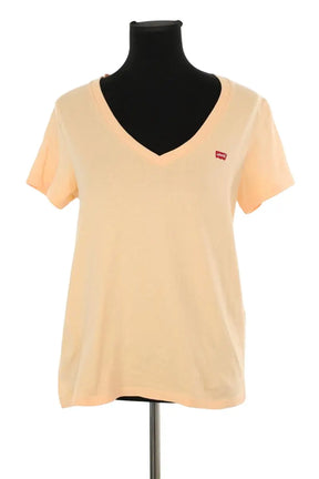 T-shirt Levi's Orange en Coton, taille S - Seconde Main