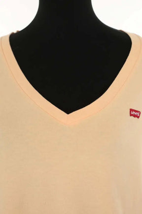 T-shirt Levi's Orange en Coton