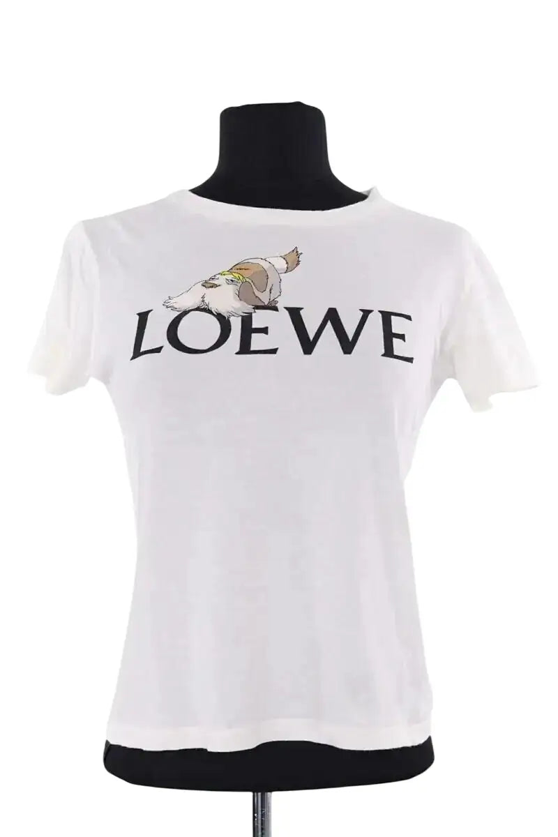 T-shirt Loewe Blanc en Coton, taille XS - Seconde Main