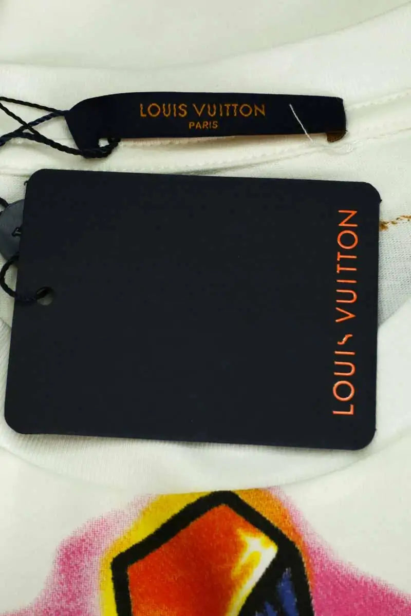 T-shirt Louis Vuitton Blanc en Coton