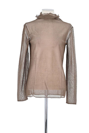 T-shirt Louis Vuitton Marron en Viscose, taille S - Seconde Main