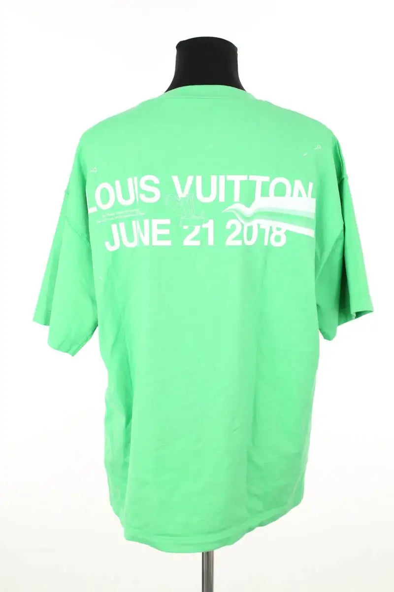 T-shirt Louis Vuitton Vert en Coton