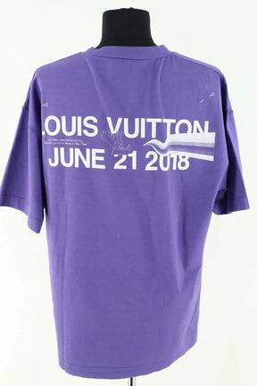 T-shirt Louis Vuitton Violet en Coton