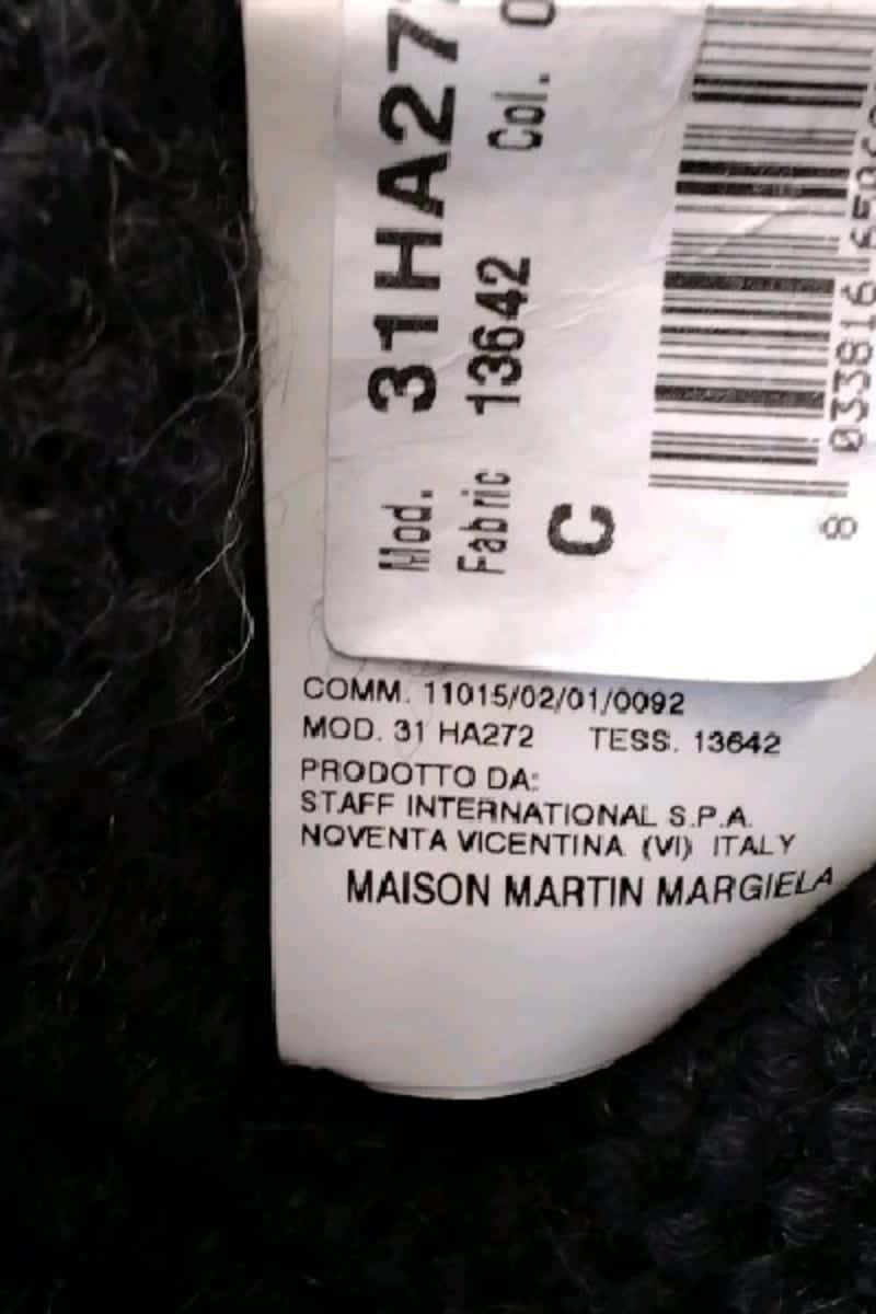 T-shirt Maison Martin Margiela Noir en Laine