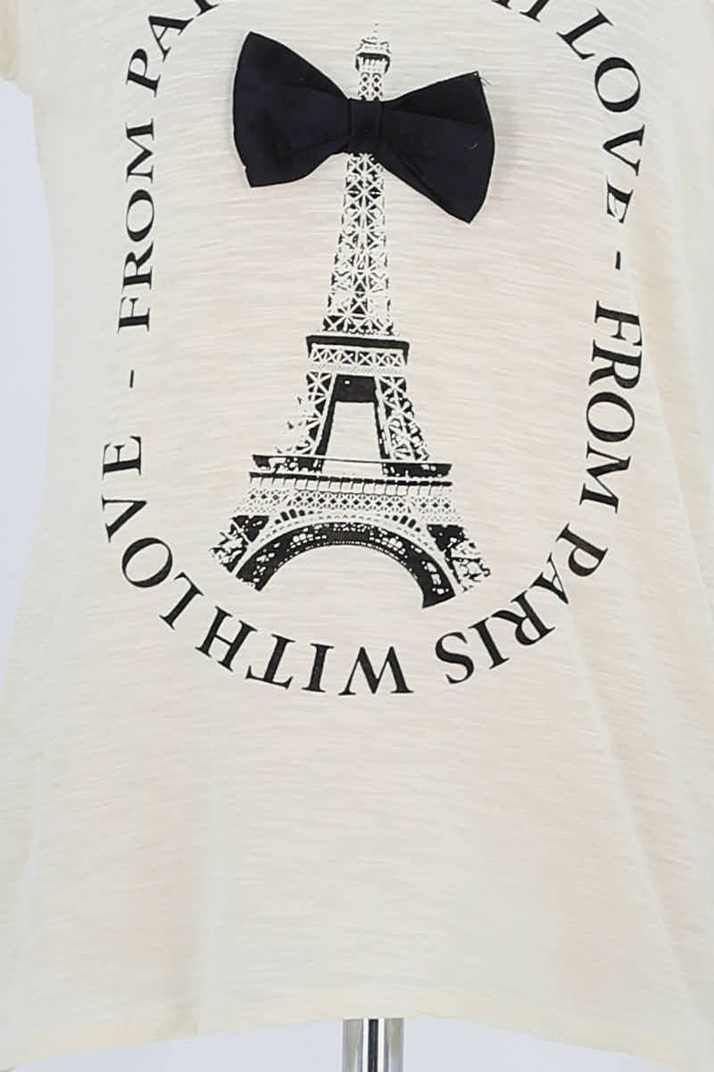 T-shirt Maje Beige en Coton