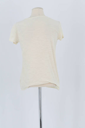 T-shirt Maje Beige en Coton