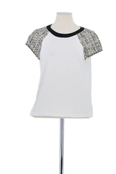 T-shirt Maje Blanc en Coton, taille L - Seconde Main