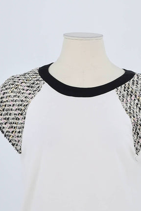 T-shirt Maje Blanc en Coton