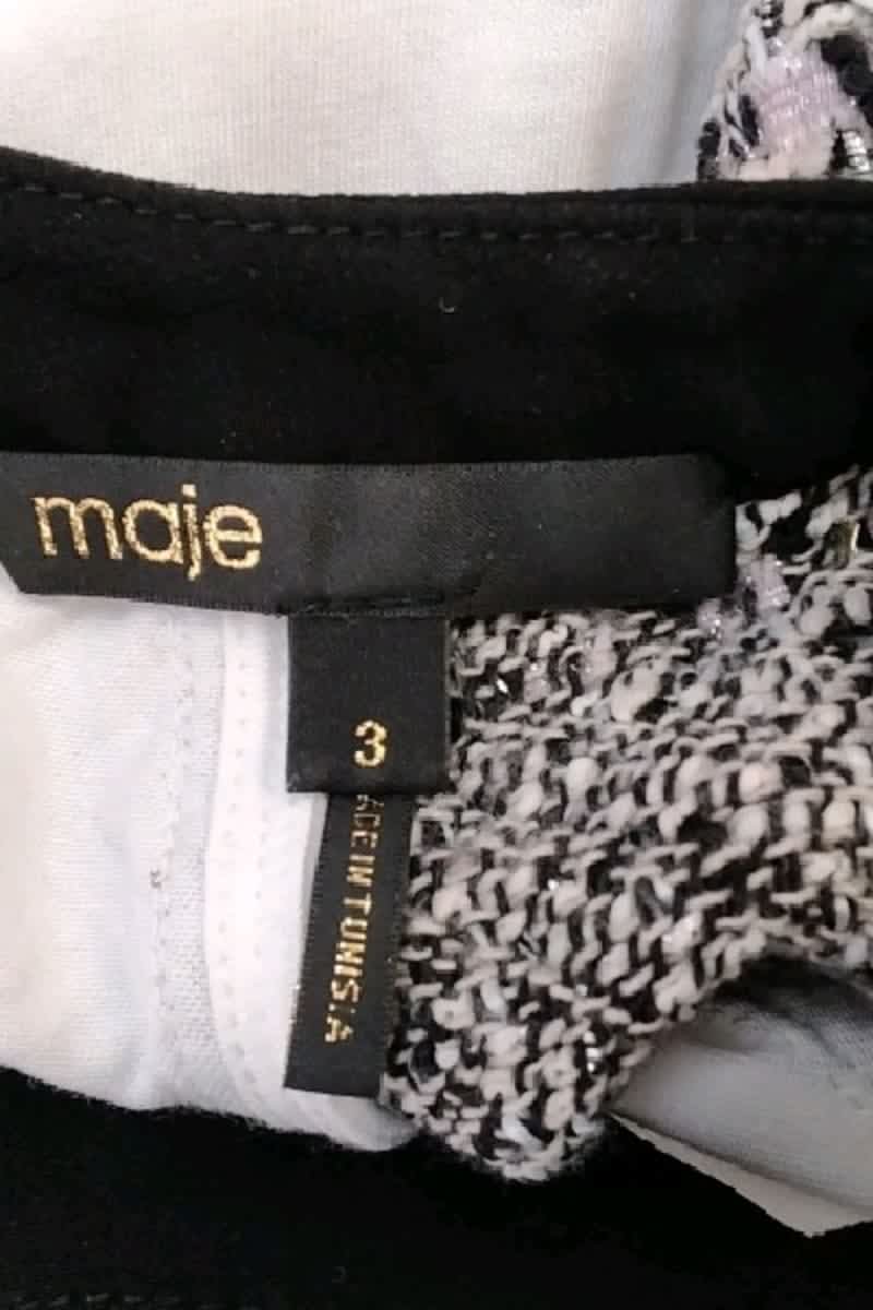 T-shirt Maje Blanc en Coton